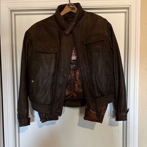 Hein Gericke Leather Jacket with down insert
